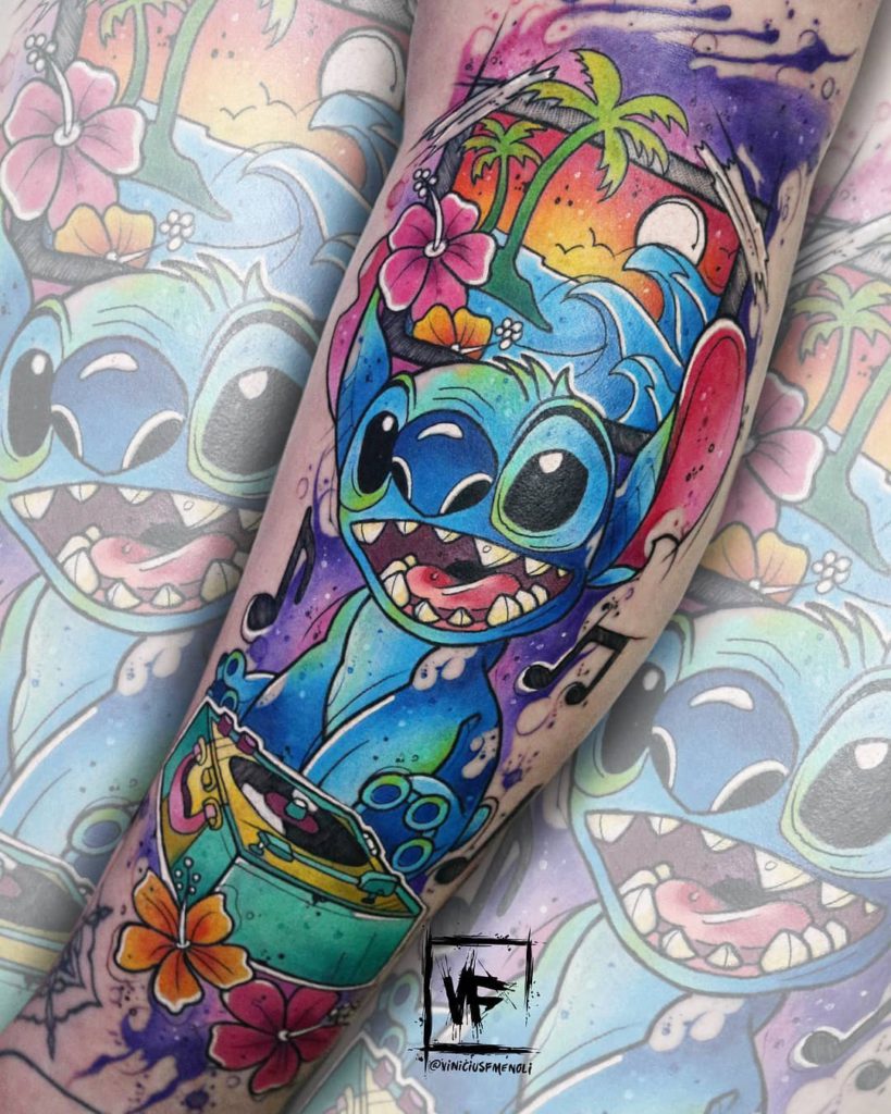 Foto de tatuagem feita por Vinícius Forte Menoli (@viniciusfmenoli)