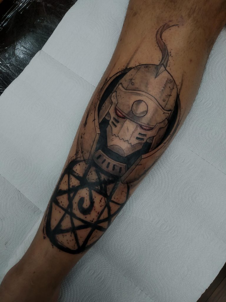 Foto de tatuagem feita por Rafael Mássimo (@rafaelmassimo)