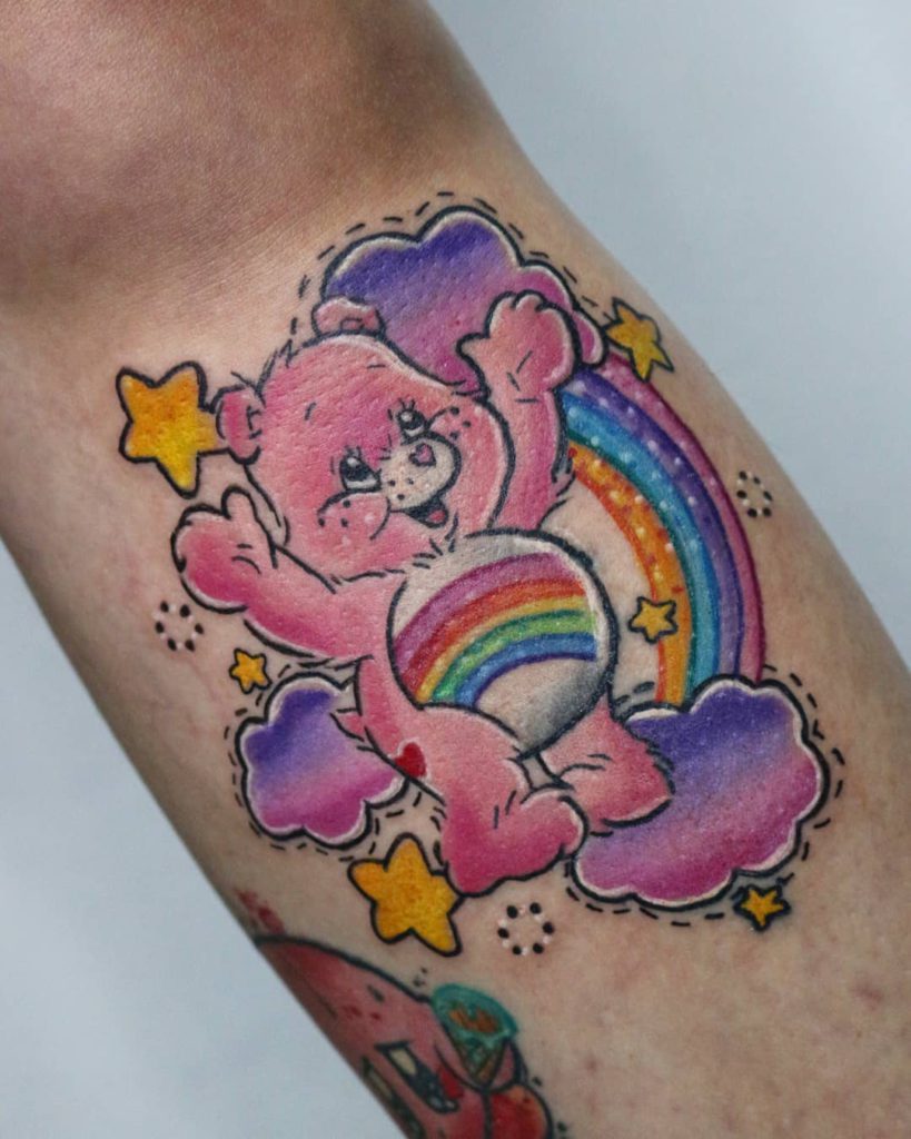 Foto de tatuagem feita por Júlia Sincero (@jusincero)