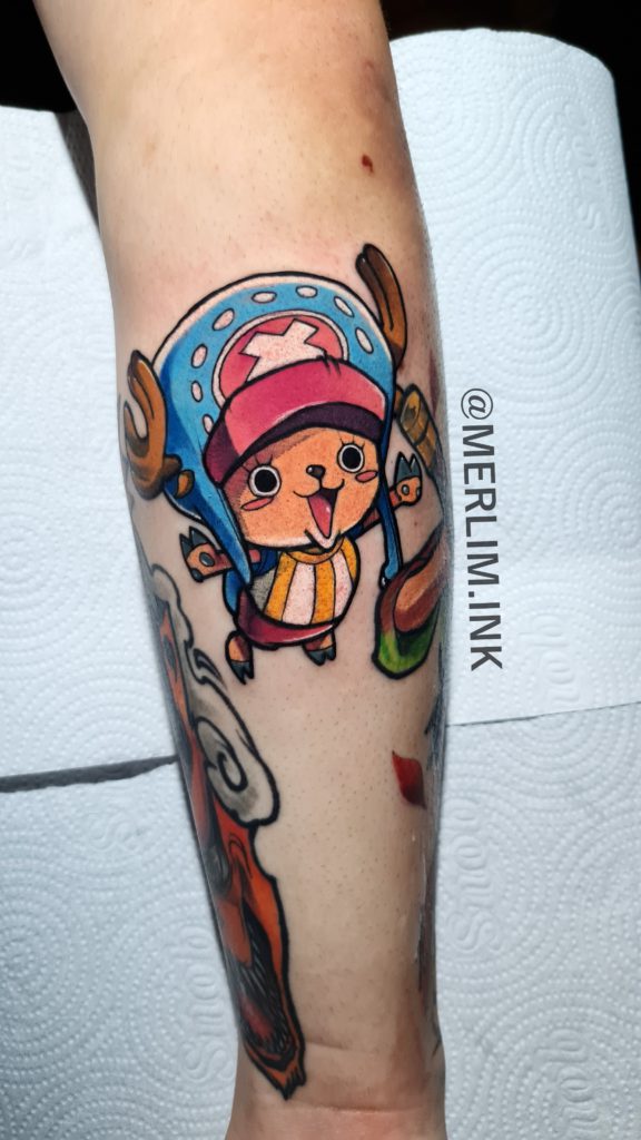 Foto de tatuagem feita por Merlim