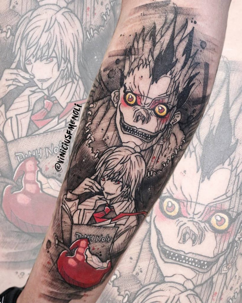 Foto de tatuagem feita por Vinícius Forte Menoli (@viniciusfmenoli)