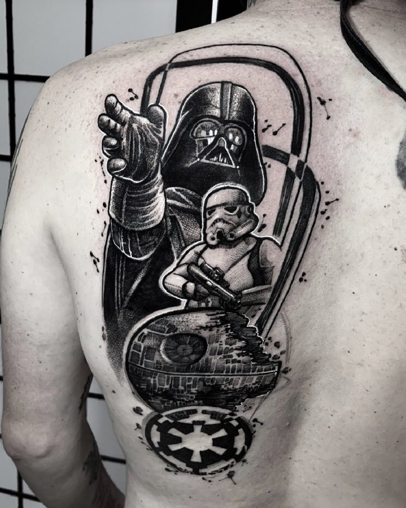 Foto de tatuagem feita por Diih Favaretto (@diihfavaretto)