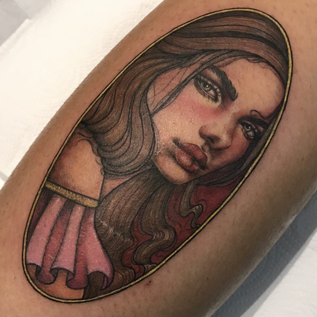 Foto de tatuagem feita por Jacqueline Dias (@diasartz)