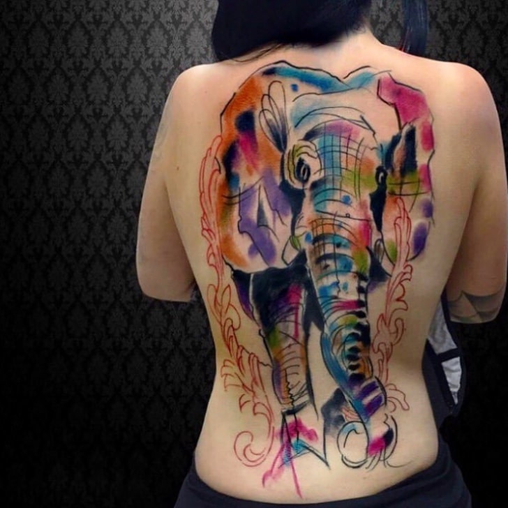 Foto de tatuagem feita por Chris Santos (@xchrissantosx)