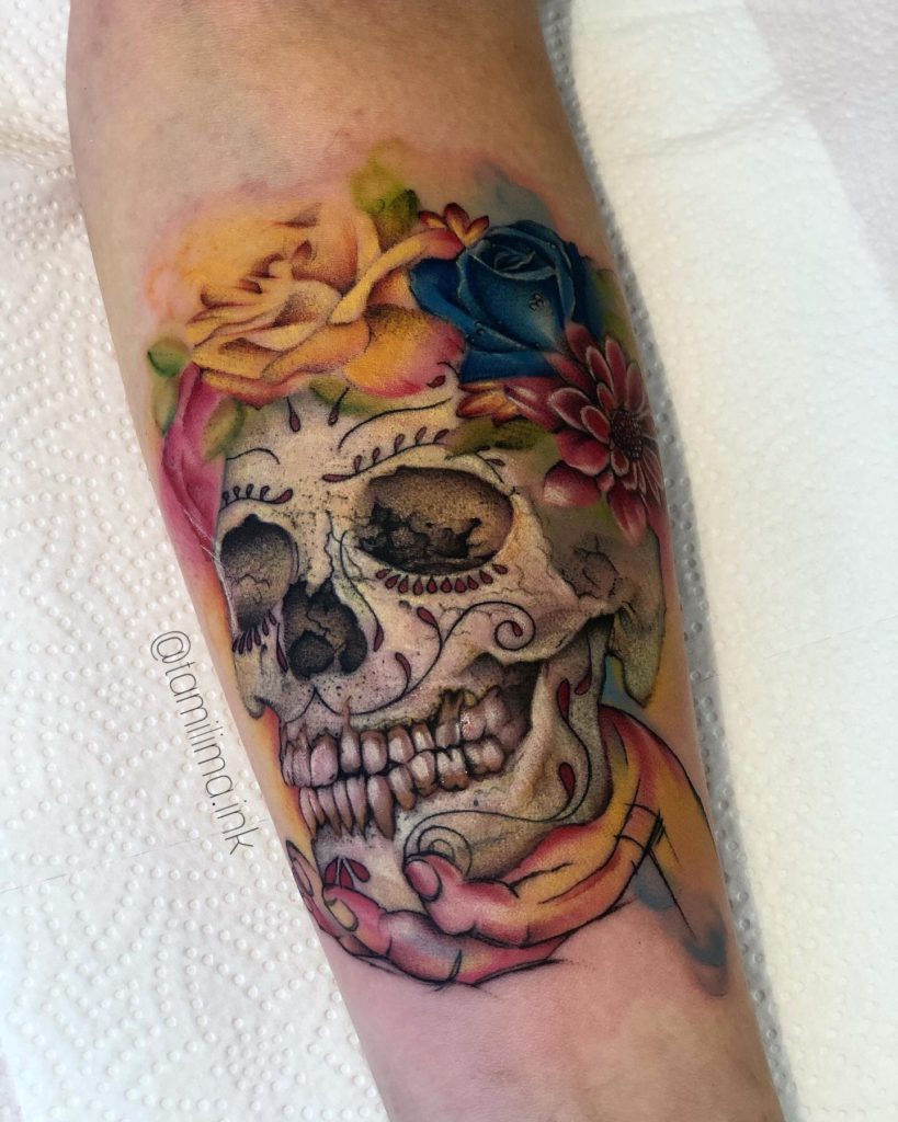 Foto de tatuagem feita por Tamires Lima (@tamilima.ink)