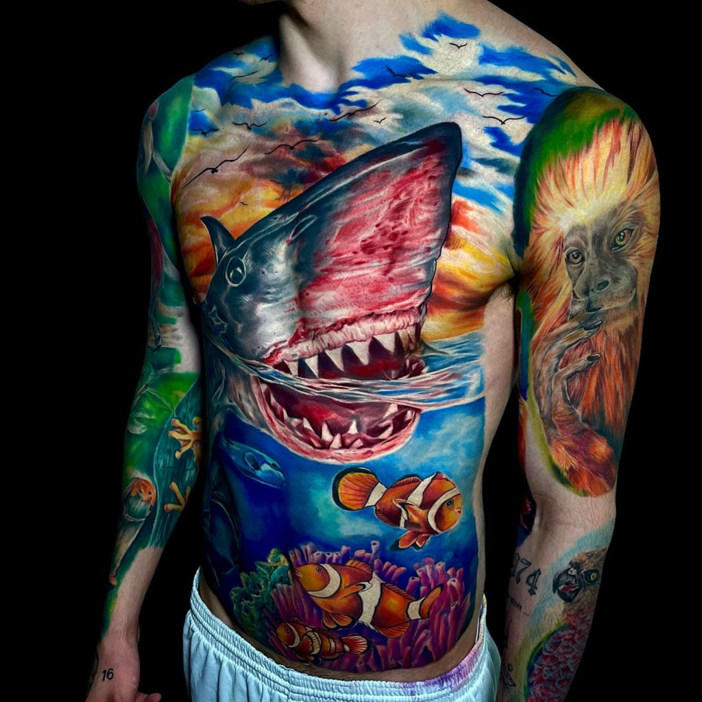 Foto de tatuagem feita por André Lucas Ramos (@andrelucasramostattoo)