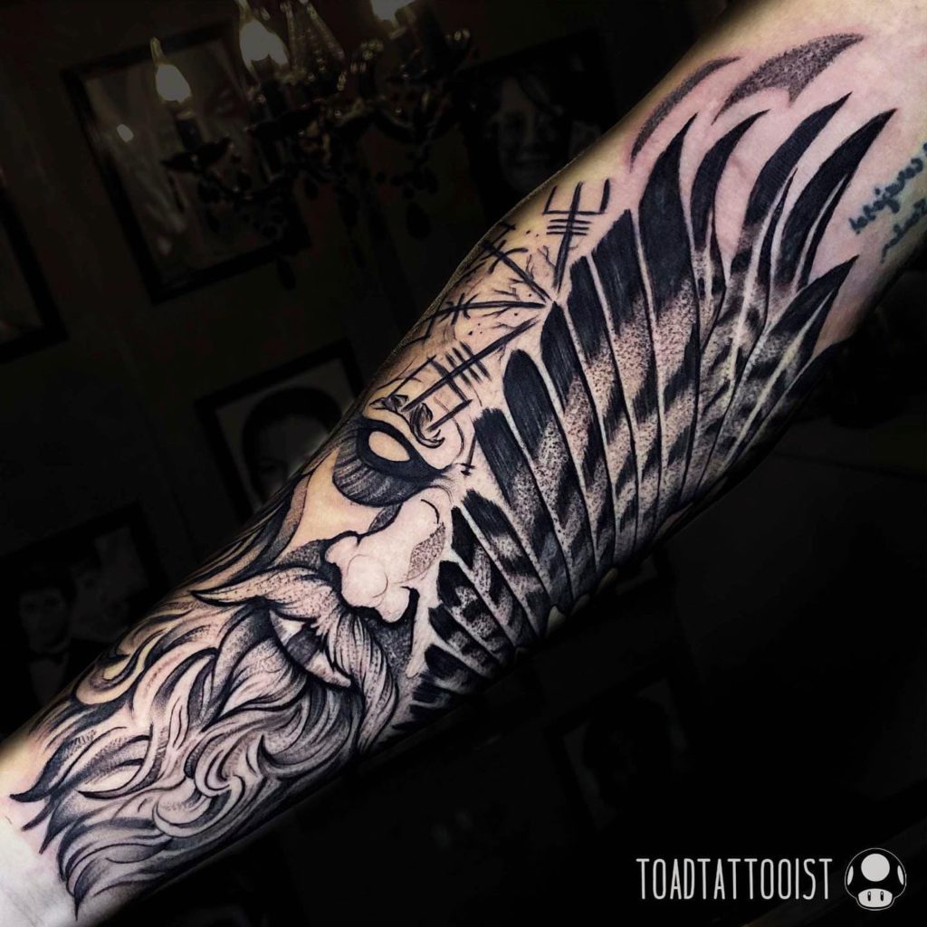 Foto de tatuagem feita por Toad (@toadtattooist)