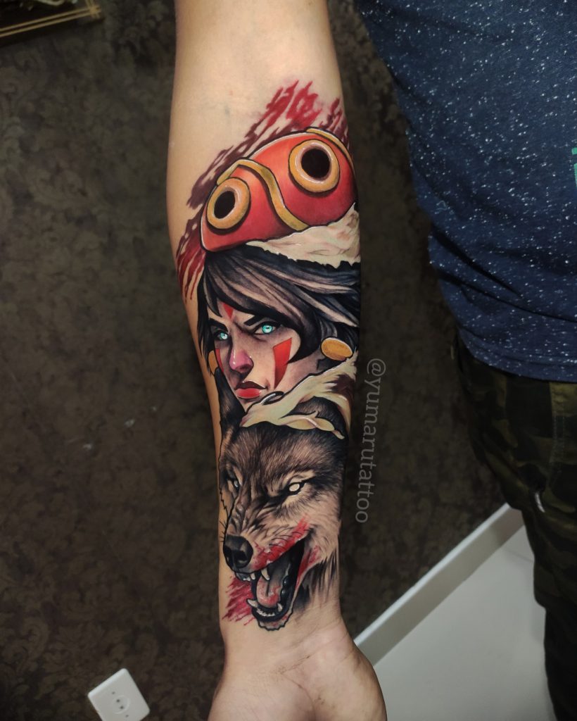 Foto de tatuagem feita por Yumaru (@yumarutattoo.rj)
