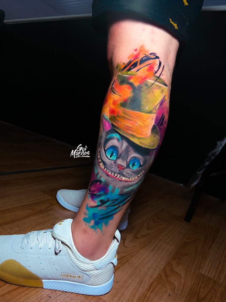 Foto de tatuagem feita por Gui Moraes (@guimoraesz)