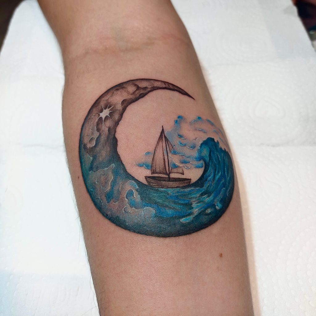 Foto de tatuagem feita por Jacqueline Dias (@diasartz)