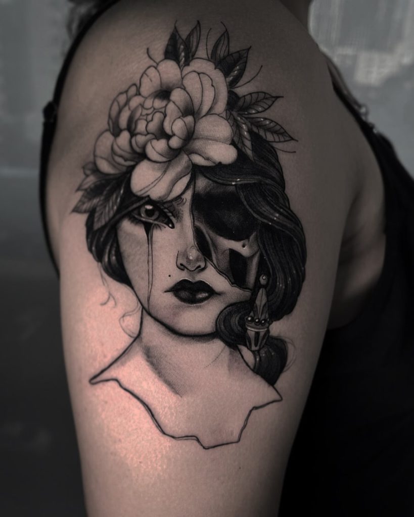 Foto de tatuagem feita por Jess Sena (@jesstatuagem)