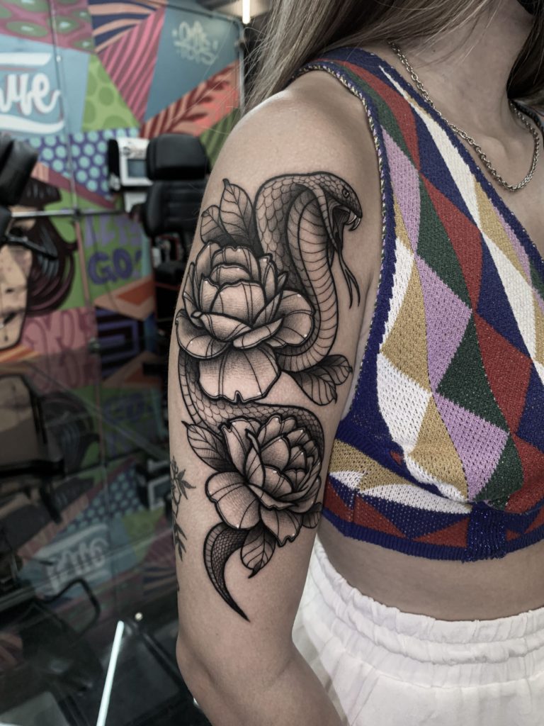 Foto de tatuagem feita por Bruno Teles - Truno Tattoo (@trunotattoo)