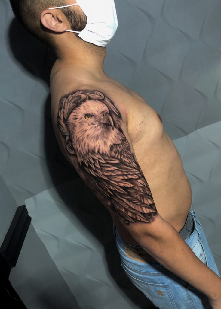 Foto de tatuagem feita por Leonardo Mafra (@gblacktattoo)
