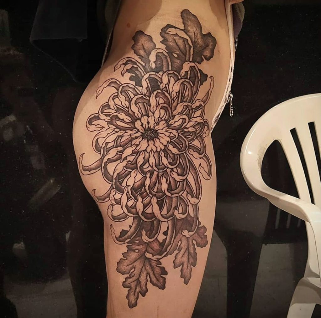 Foto de tatuagem feita por Gabi Moraes (@hbimoraestattoo)
