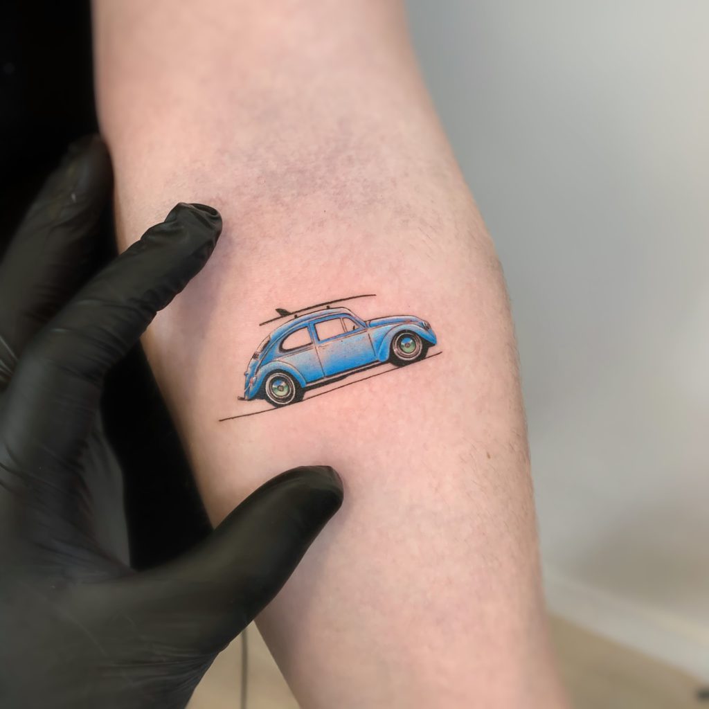 Foto de tatuagem feita por Cauan Zanella (@None)