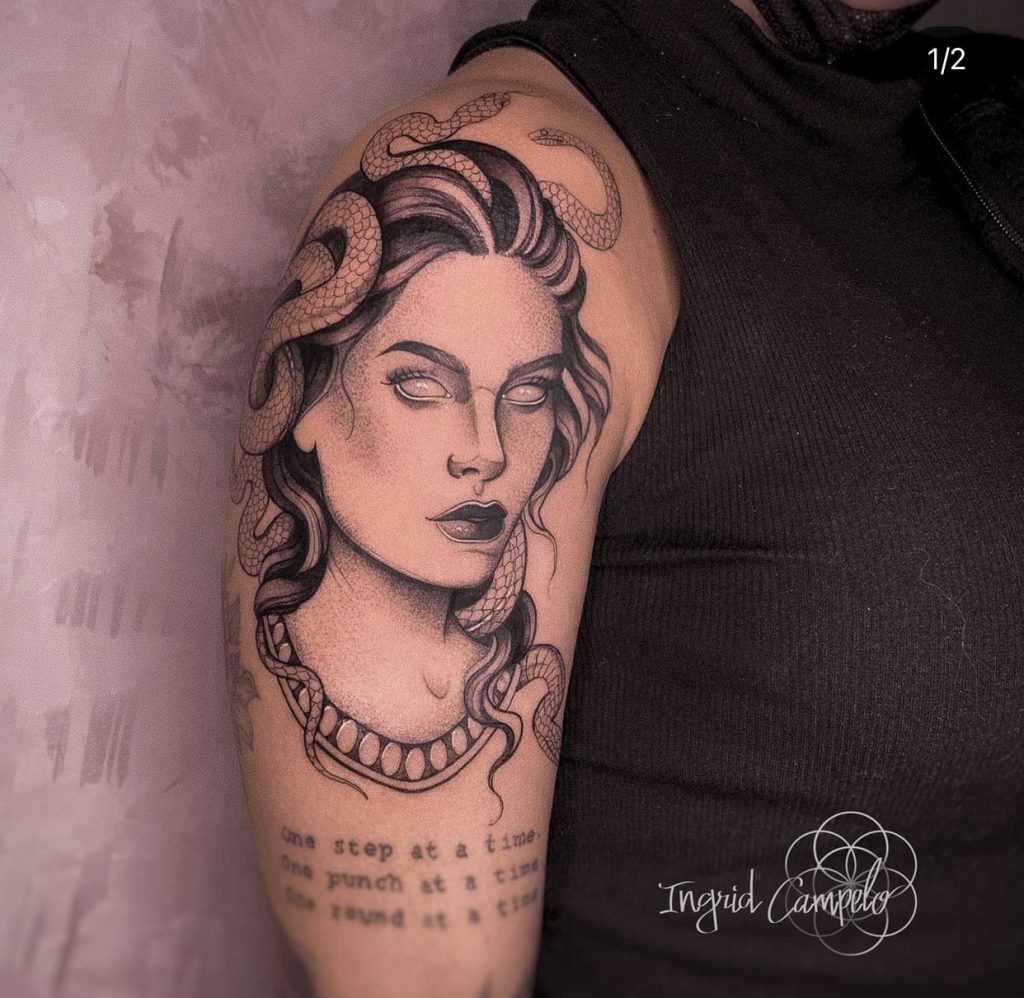 Foto de tatuagem feita por Ingrid Campelo (@ingridcampelo_)