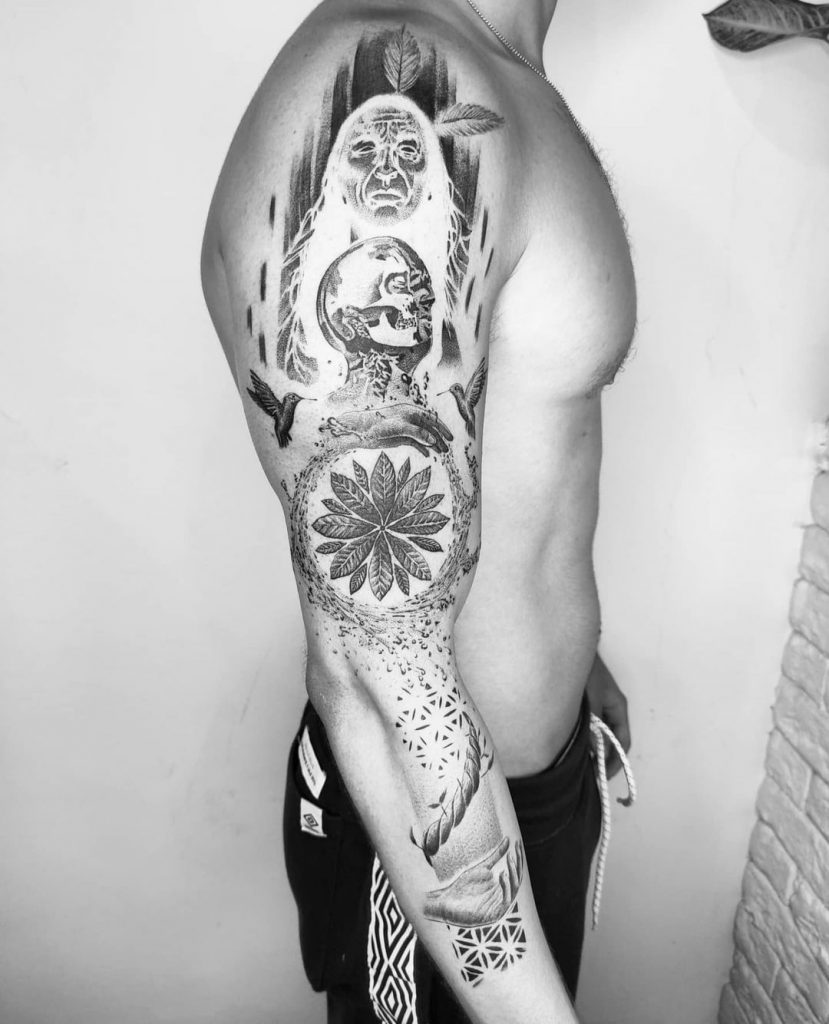 Foto de tatuagem feita por Diego Viana (@diegoviana_art)