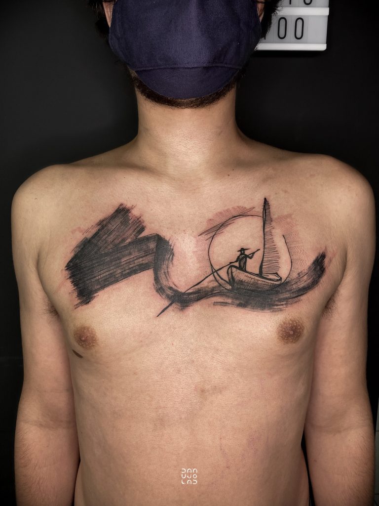 Foto de tatuagem feita por Danujo (@danujo.lab)