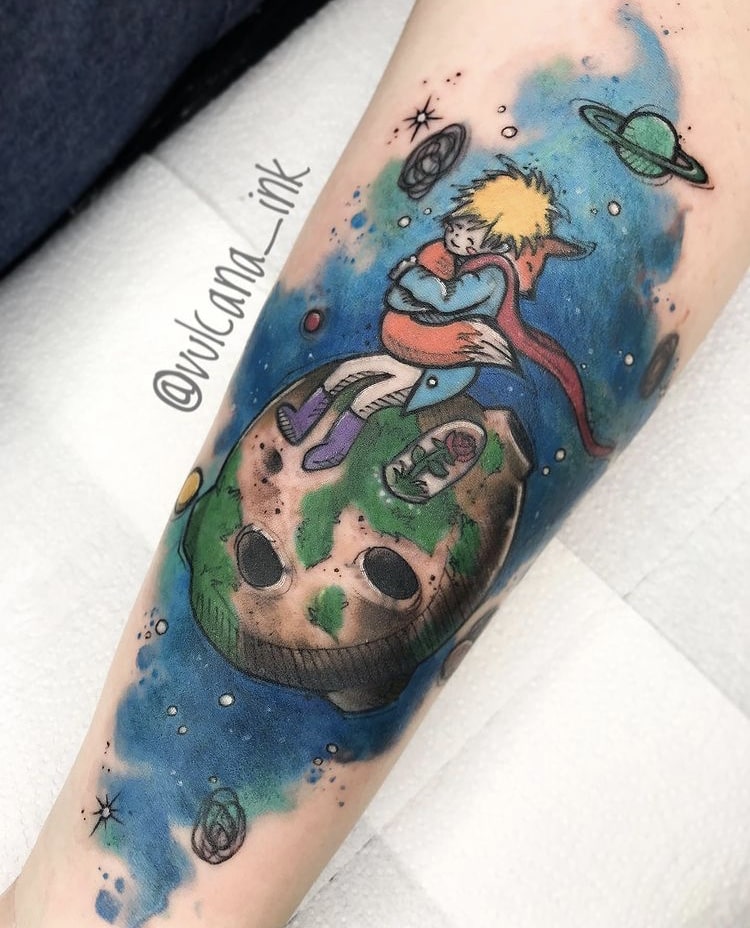 Foto de tatuagem feita por Rapha Pereira (@vulcana_ink)