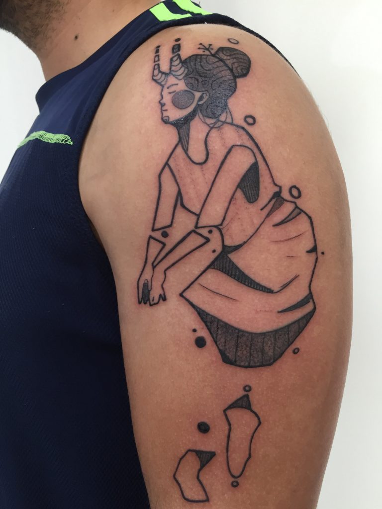 Foto de tatuagem feita por Phelipe Oliveira (@hel_ip)