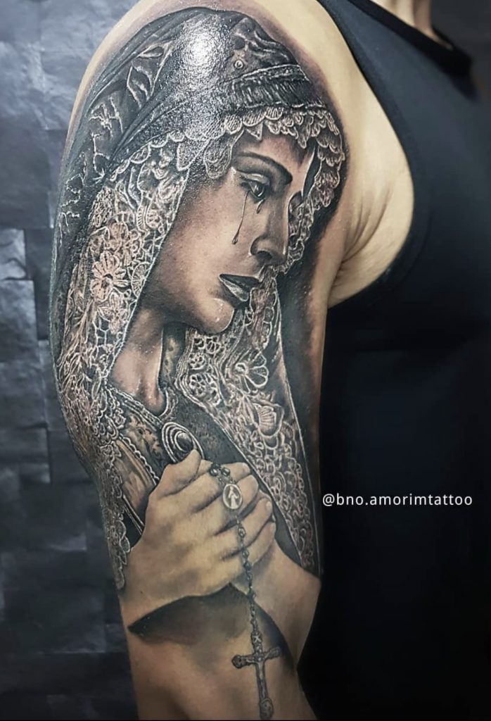 Foto de tatuagem feita por Bruno Amorim (@bno.amorimtattoo)