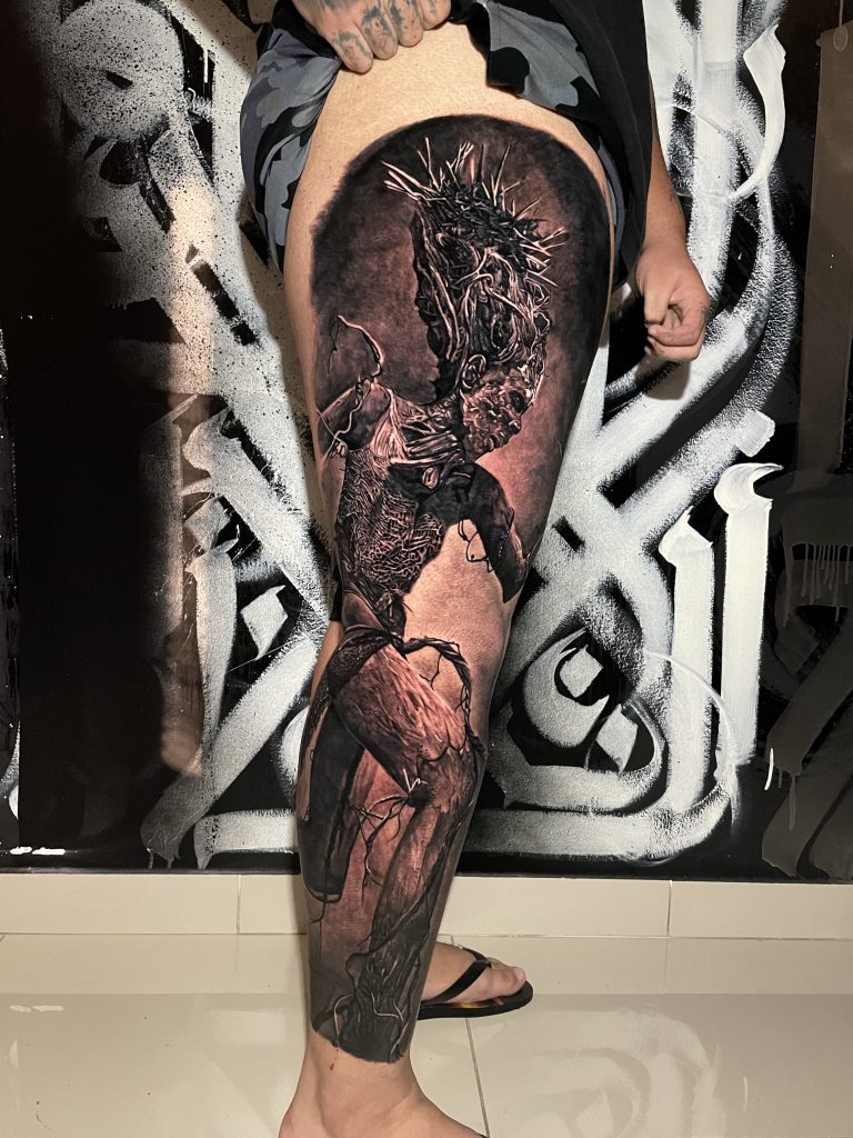Foto de tatuagem feita por Binho Tattoo (@binhotat2)