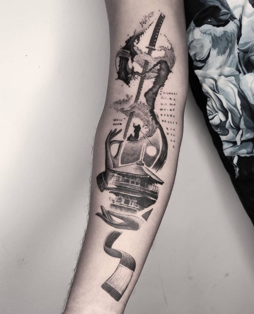 Foto de tatuagem feita por Diego Viana (@diegoviana_art)