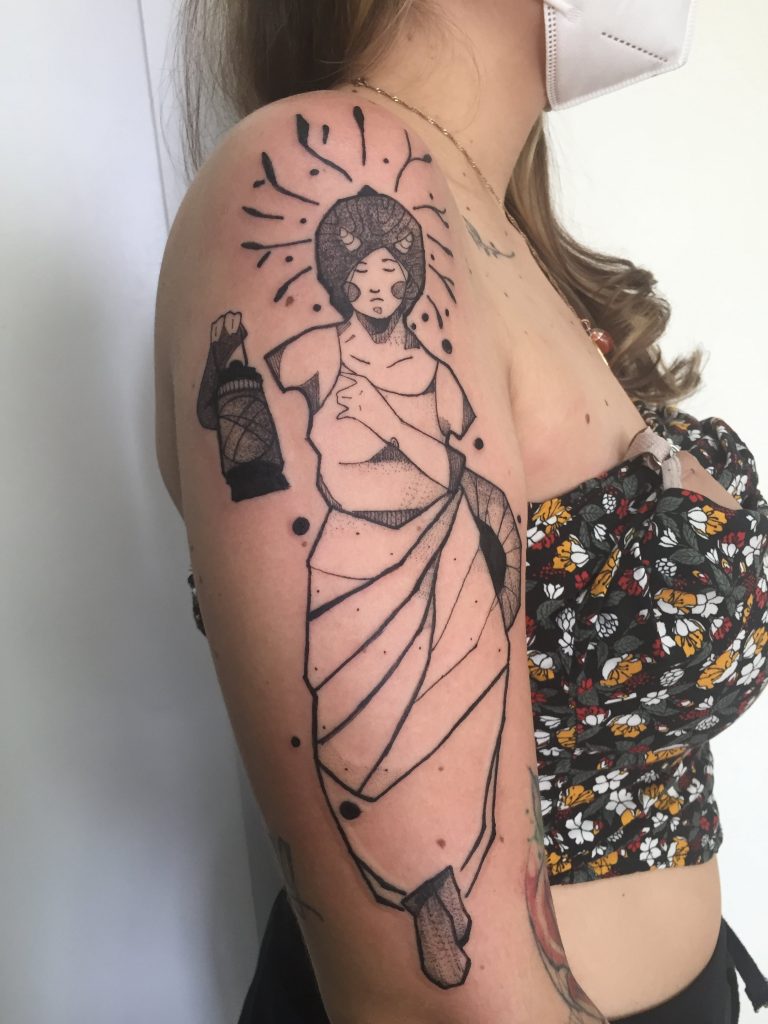 Foto de tatuagem feita por Phelipe Oliveira (@hel_ip)