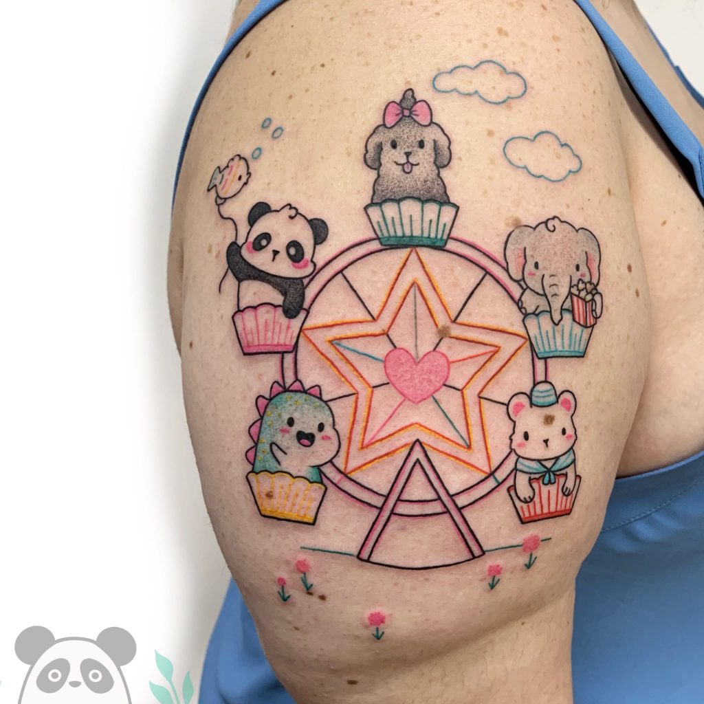 Foto de tatuagem feita por Bona Sunama (@bona.sunama)