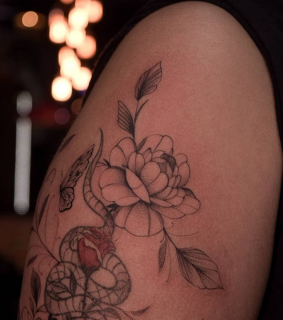 Foto de tatuagem feita por Lucas Cavalcante