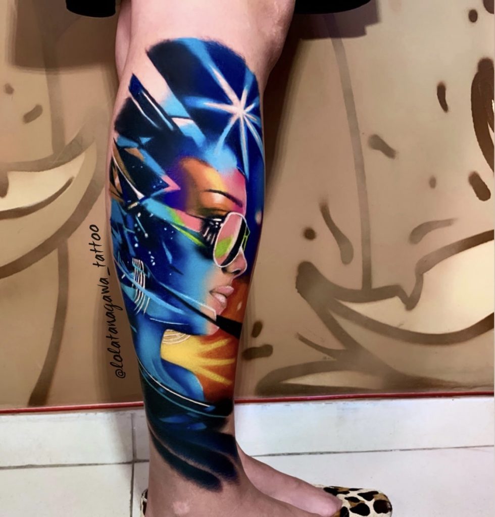 Foto de tatuagem feita por Lola Tanagawa (@lolatanagawa_tattoo)