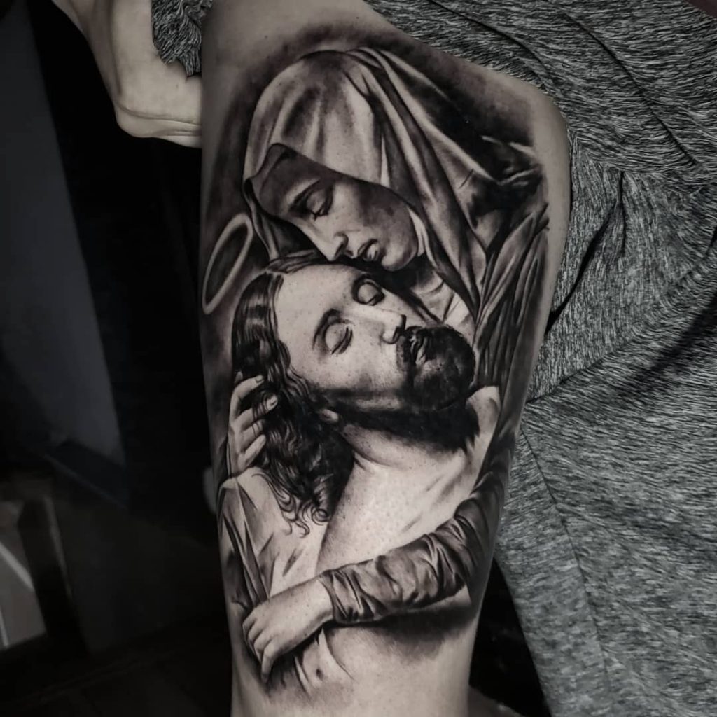 Foto de tatuagem feita por Matheus passos (@maatheuspassos)