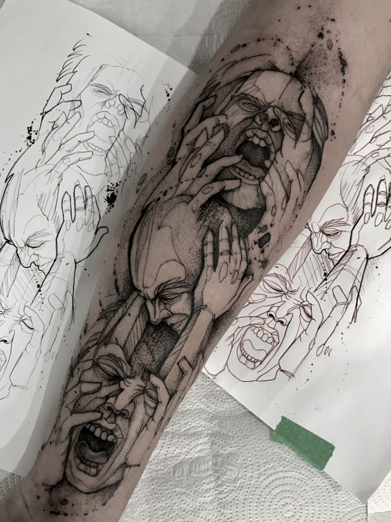 Foto de tatuagem feita por Jack willkins (@jackwillkins.ttt)