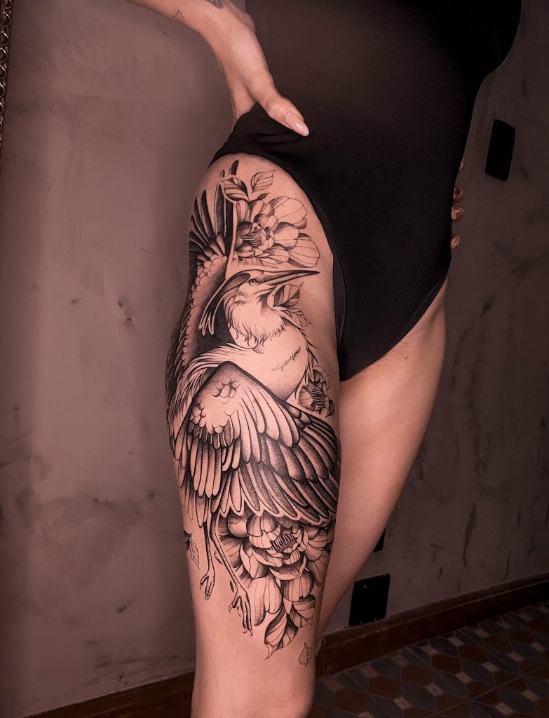 Foto de tatuagem feita por Ingrid Campelo (@ingridcampelo_)