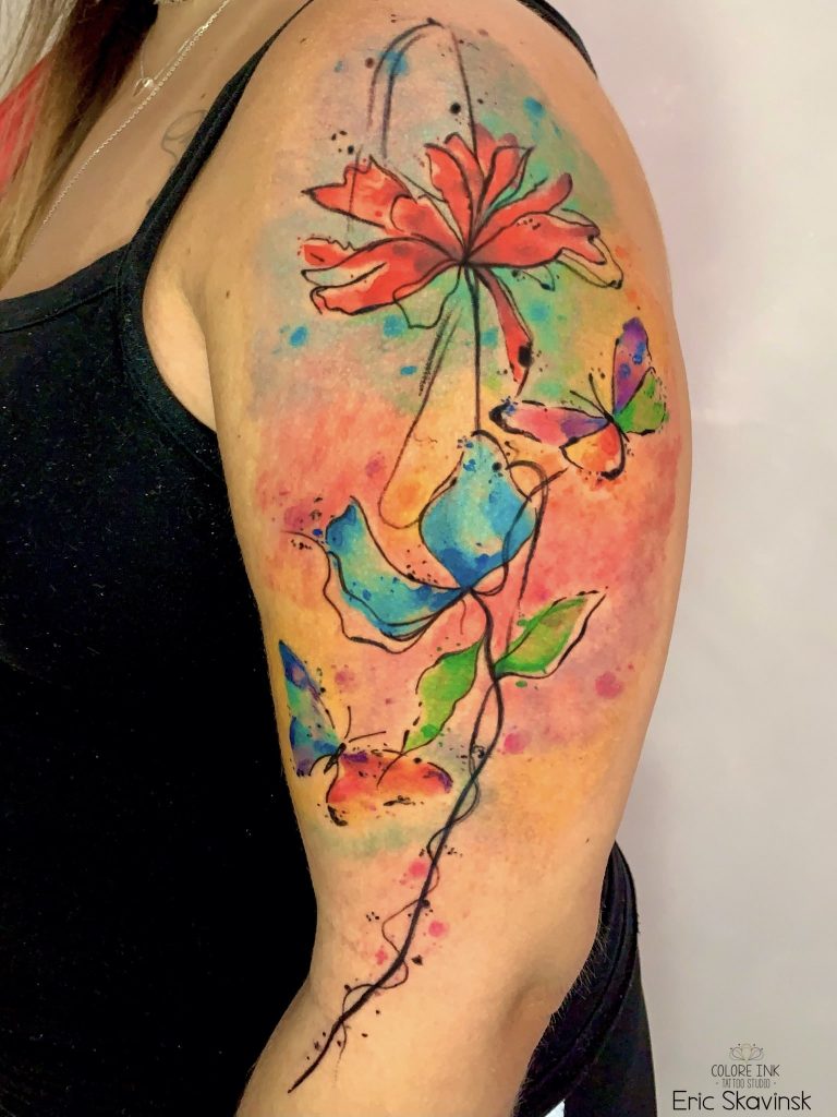 Foto de tatuagem feita por Eric Skavinsk (@ericskavinsk.tattoo)