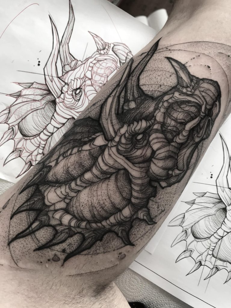 Foto de tatuagem feita por Jack willkins (@jackwillkins.ttt)