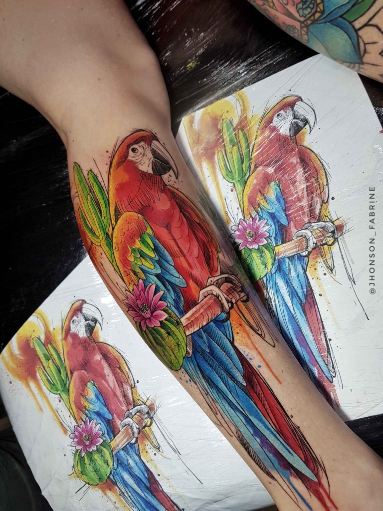 Foto de tatuagem feita por Jhonson Fabrine (@jhonson_fabrine)