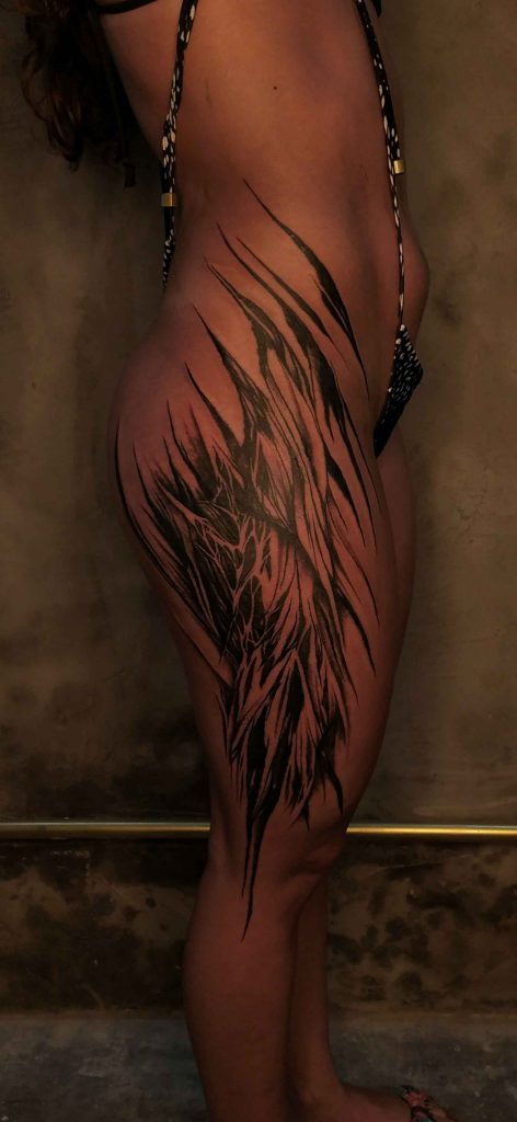 Foto de tatuagem feita por Felipe Colaço (@corpse.ink)