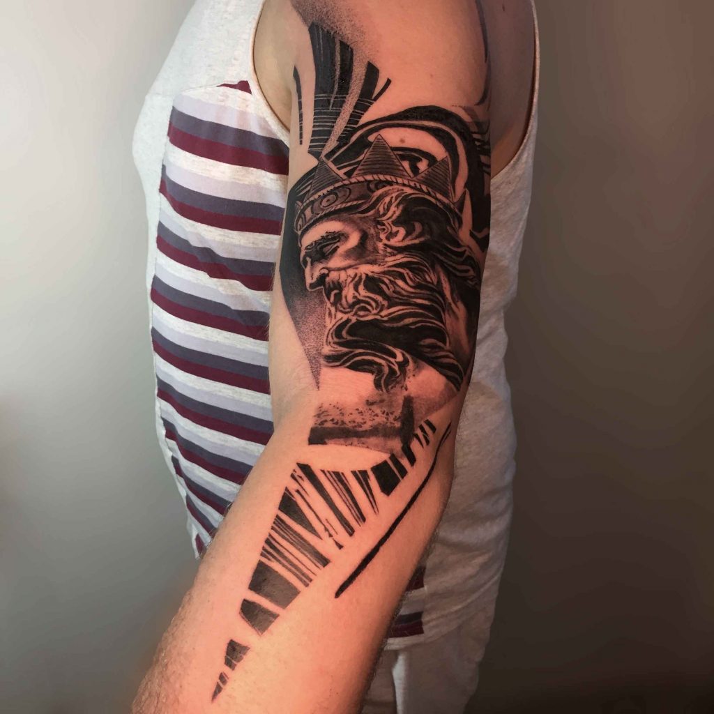 Foto de tatuagem feita por Alex Souza (@alexhermanos)