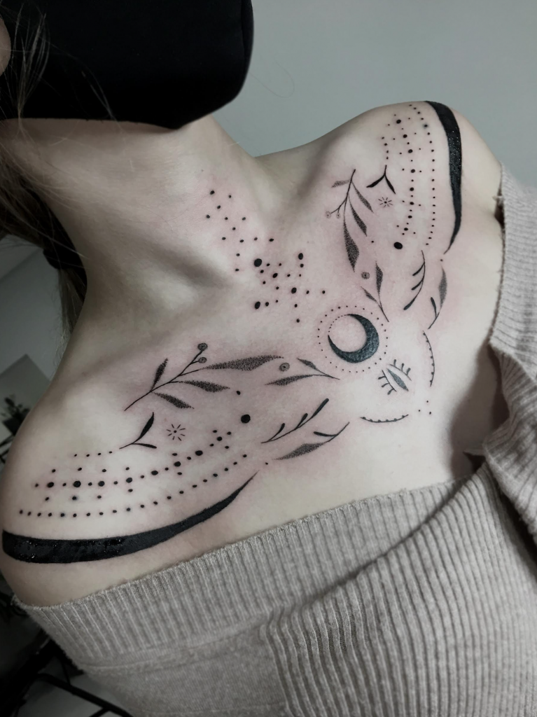 Foto de tatuagem feita por Lorena Melo (@lorenamelo_ink)