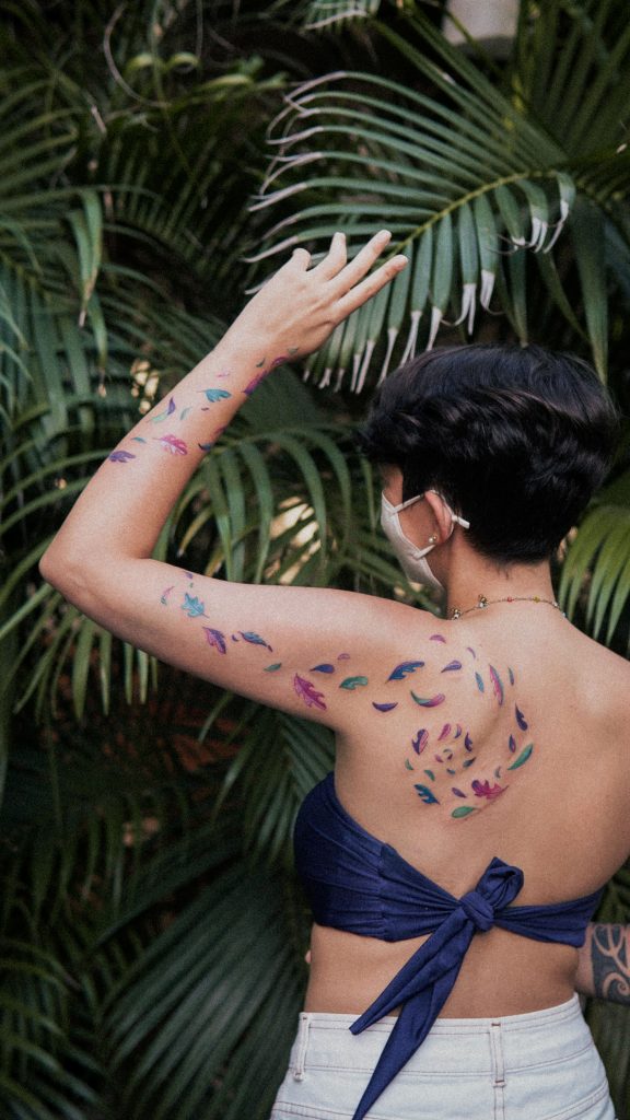 Foto de tatuagem feita por Isabela Hissa Pinto (belaaaaaa) (@_belaaaaaaaaaaaaaa)