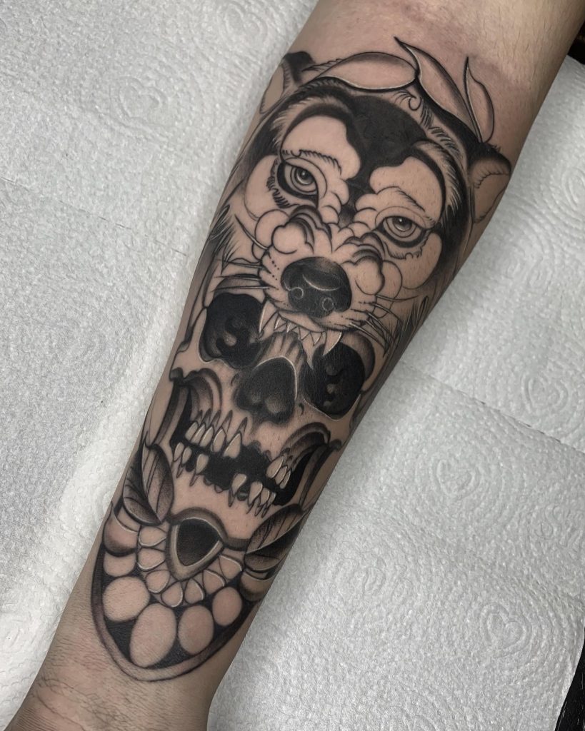 Foto de tatuagem feita por Marcelo Tavares (@marcelotavaresink)