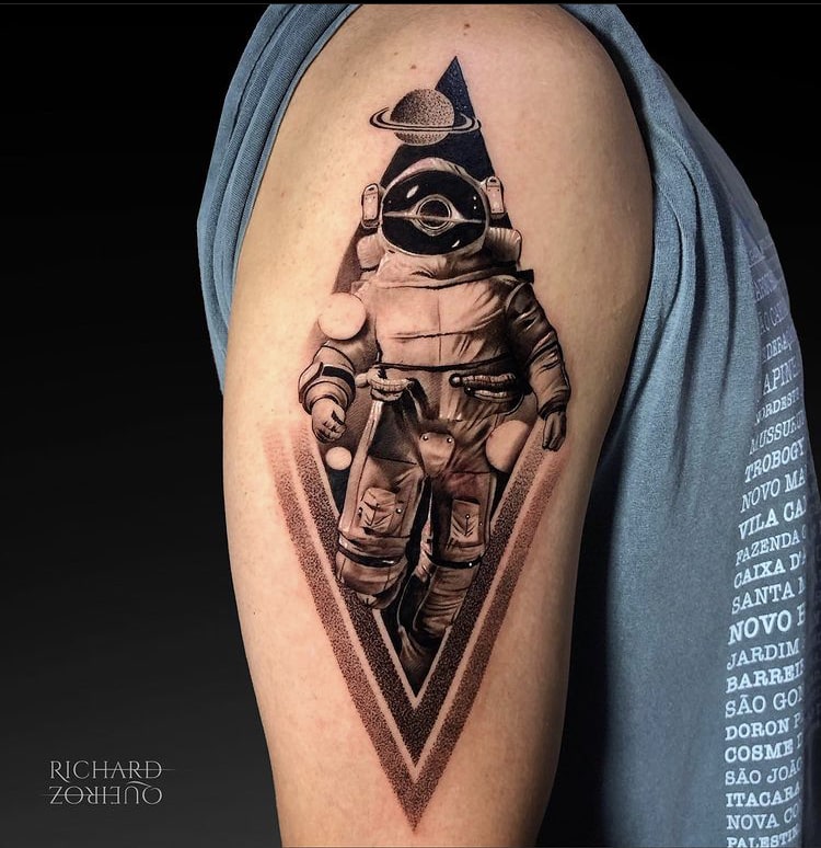 Foto de tatuagem feita por Richard Queiroz (@rick_tattooart)