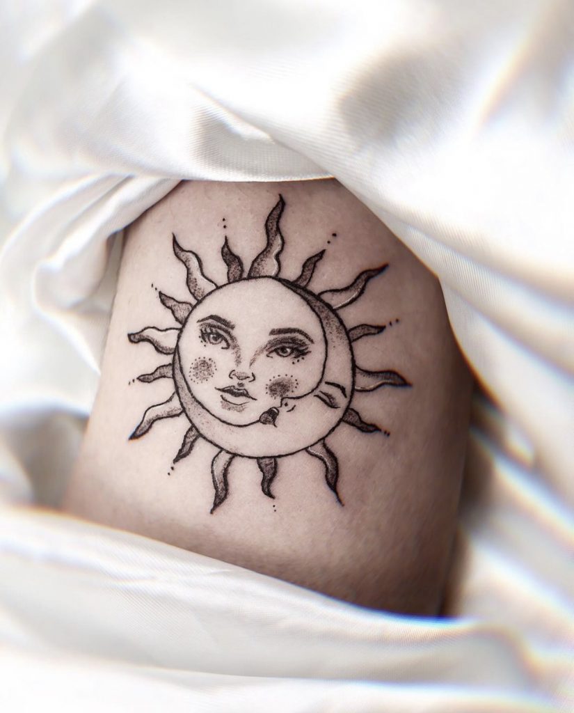 Foto de tatuagem feita por Julia Hawk (@juliahawk.ink)