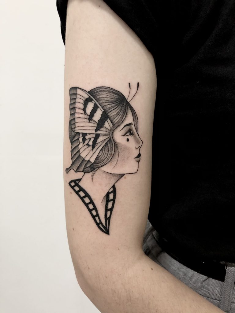 Foto de tatuagem feita por Mateus Lima (@matwsl)