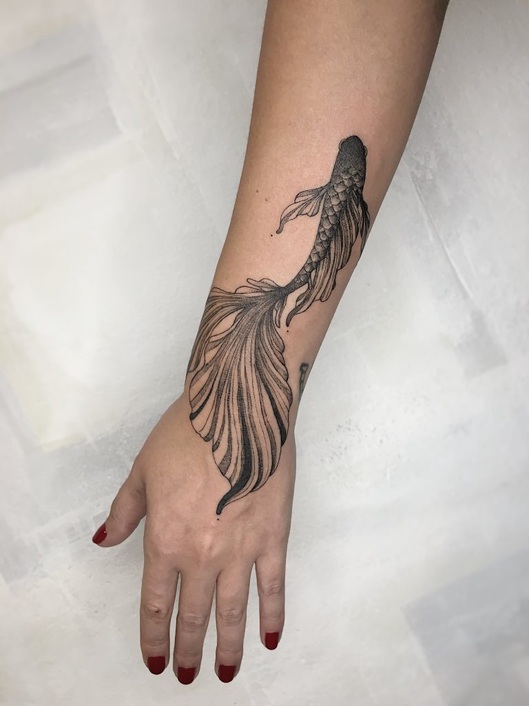 Foto de tatuagem feita por Fernando Lobo (@fernandolob0)