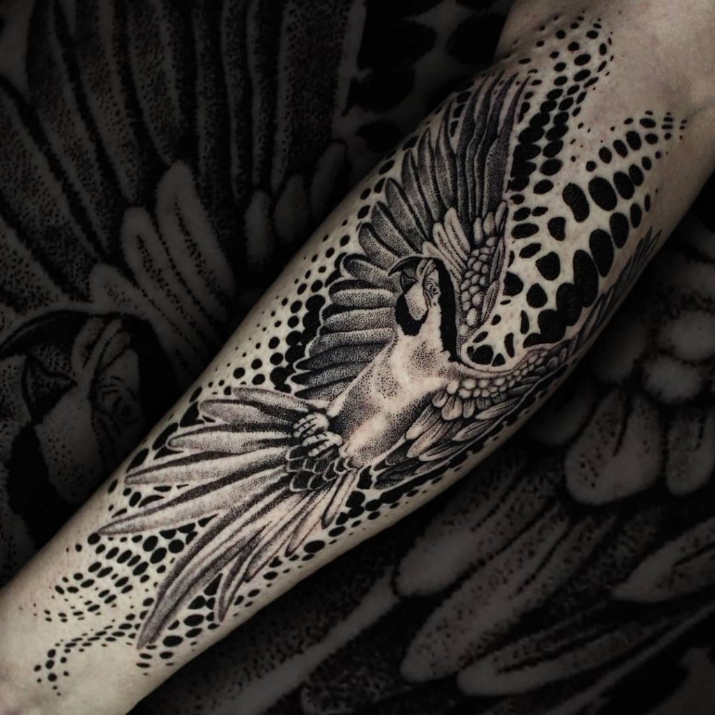 Foto de tatuagem feita por Cauã Aiuê (@cauatattoo)