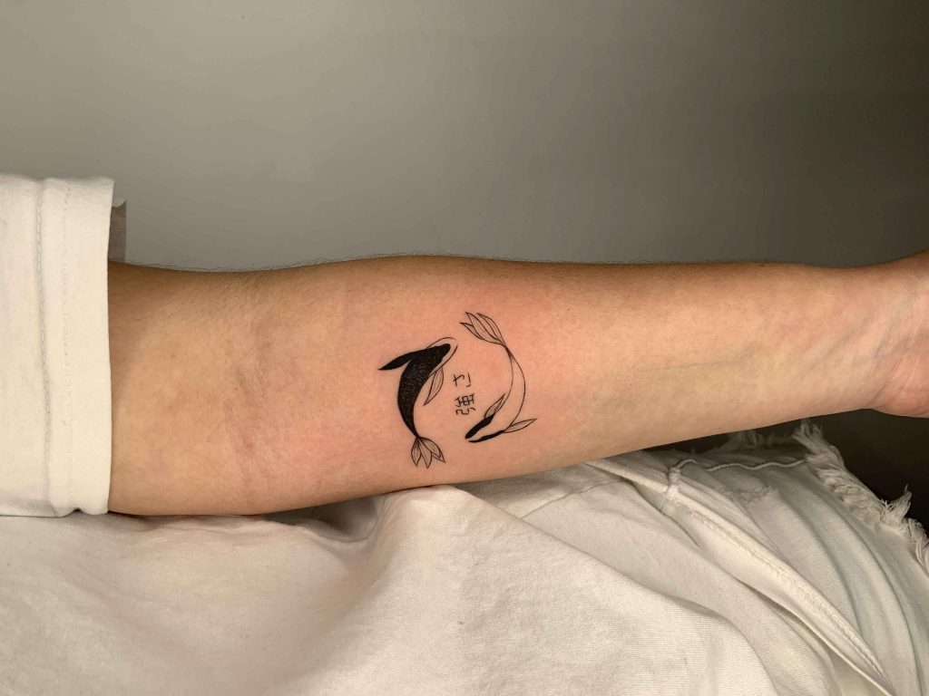 Foto de tatuagem feita por Luíza Samico (@samico.ttt)