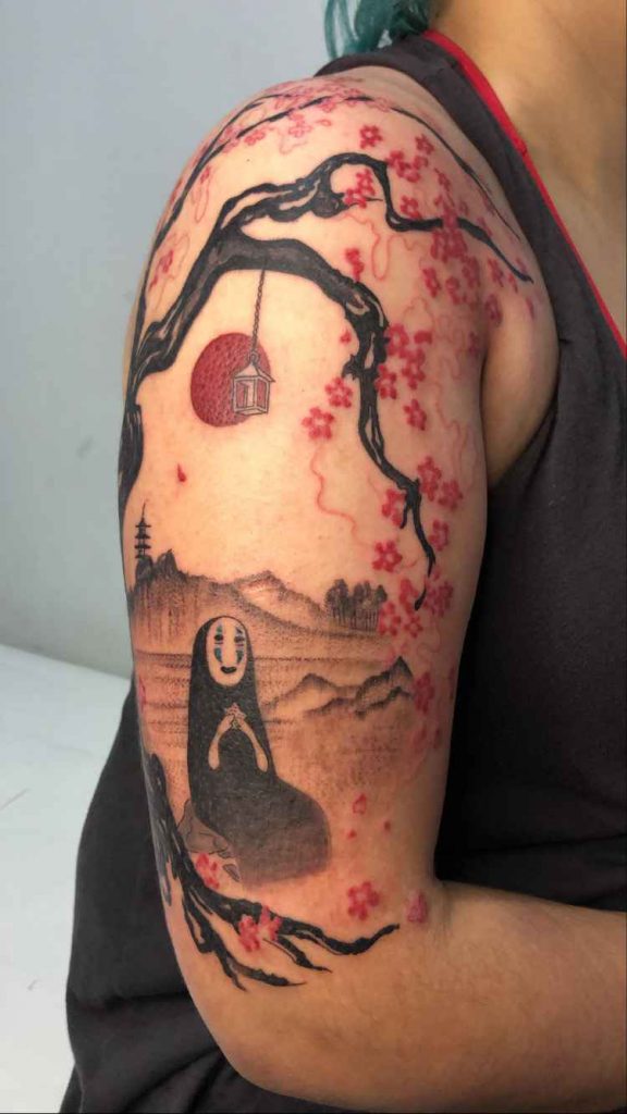 Foto de tatuagem feita por Júlia Matsumoto (@juhmatsumoto)