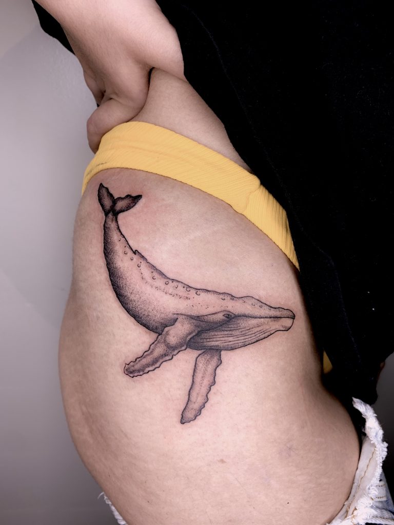 Foto de tatuagem feita por Amanda Pelhs (@pelhstattoo)